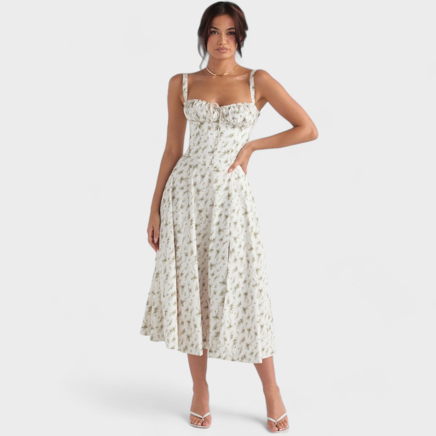 Eva | Geblümtes Kleid