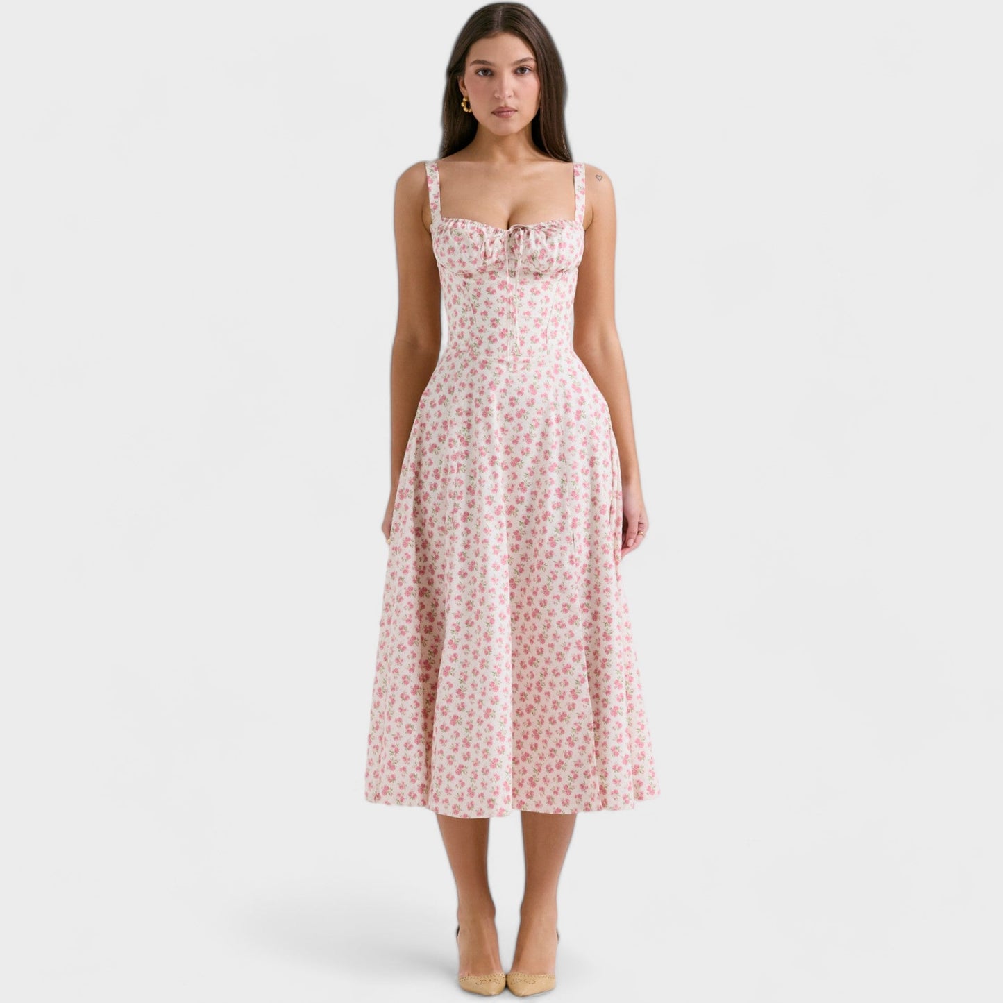 Eva | Geblümtes Kleid