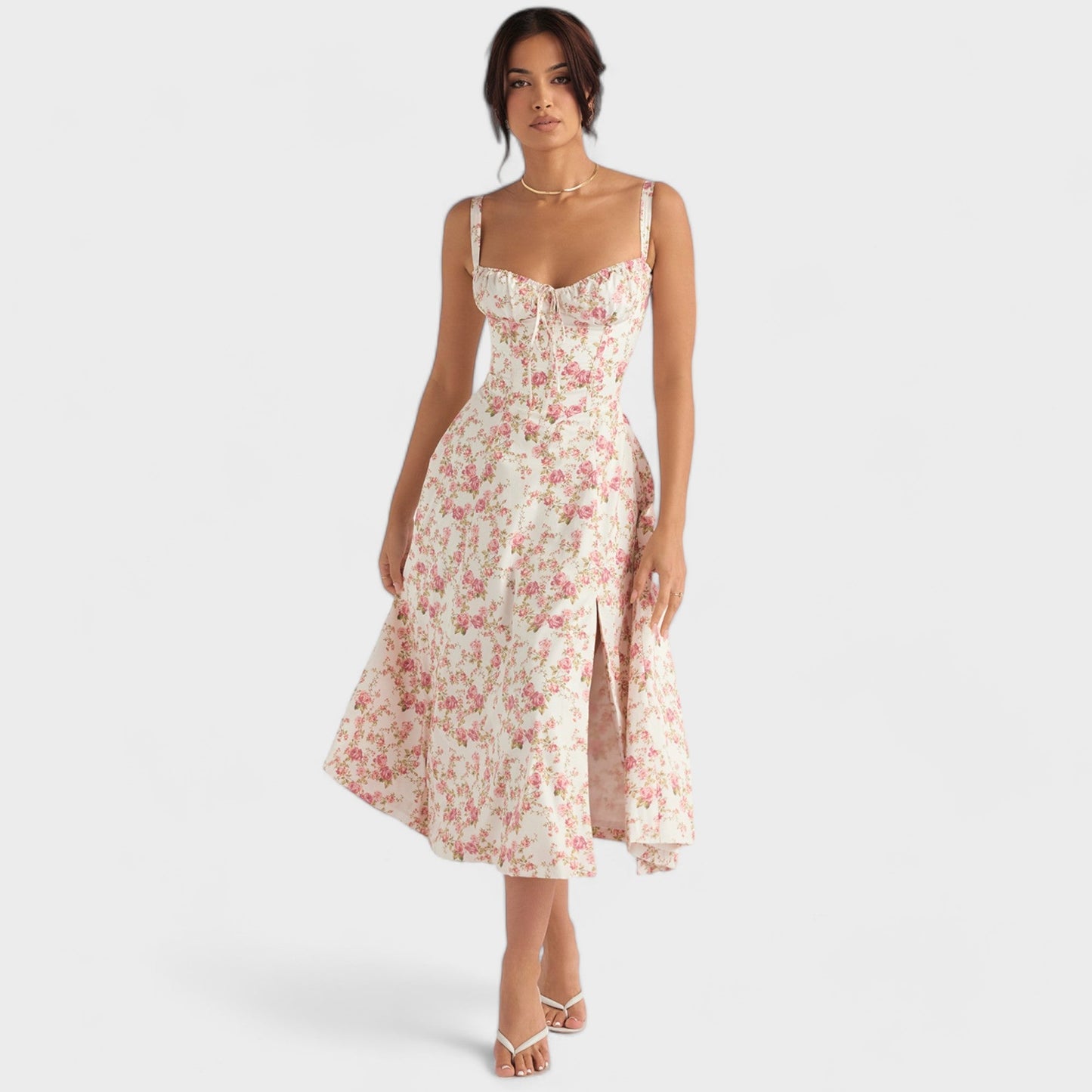 Eva | Geblümtes Kleid