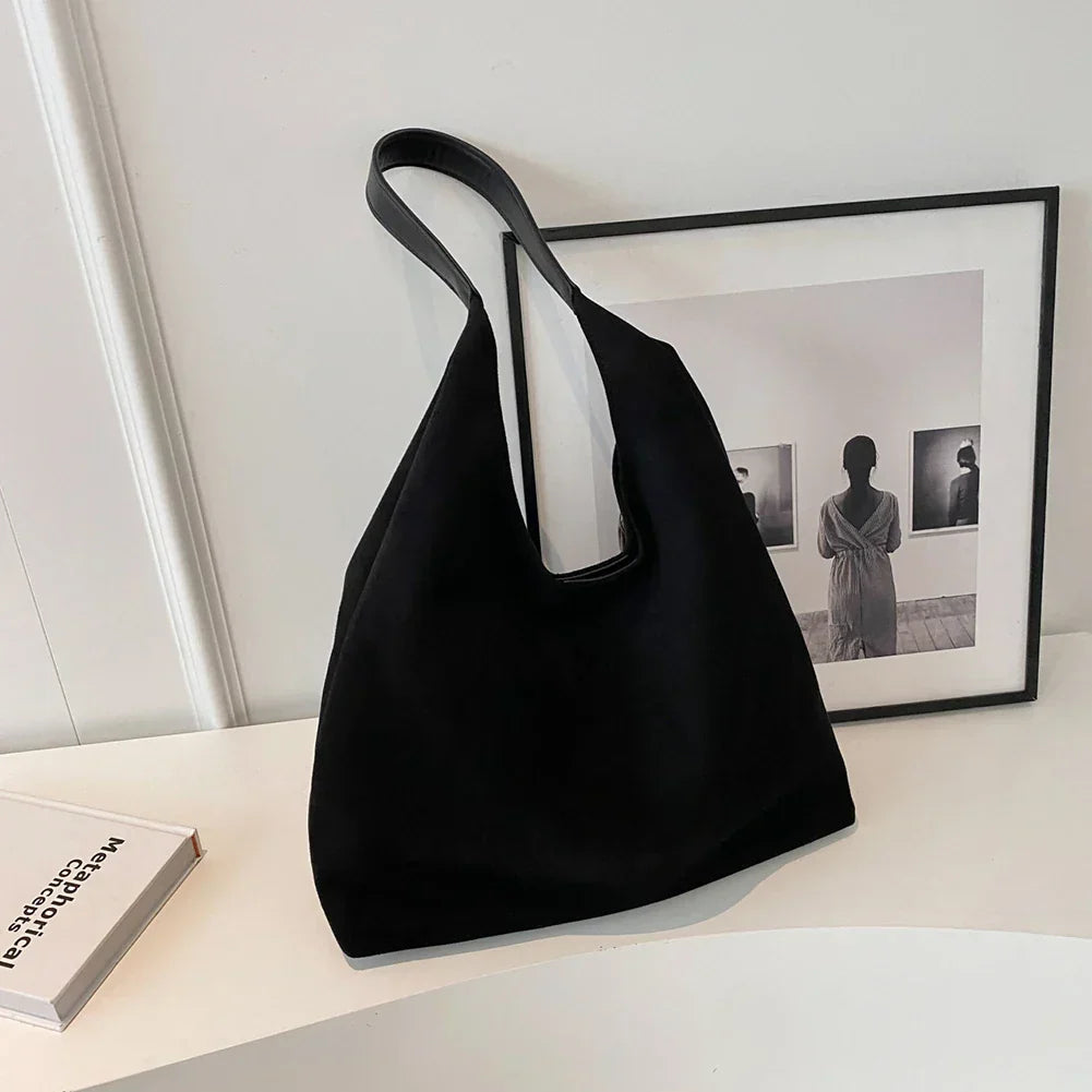 Litflare | Suede Tote Bag