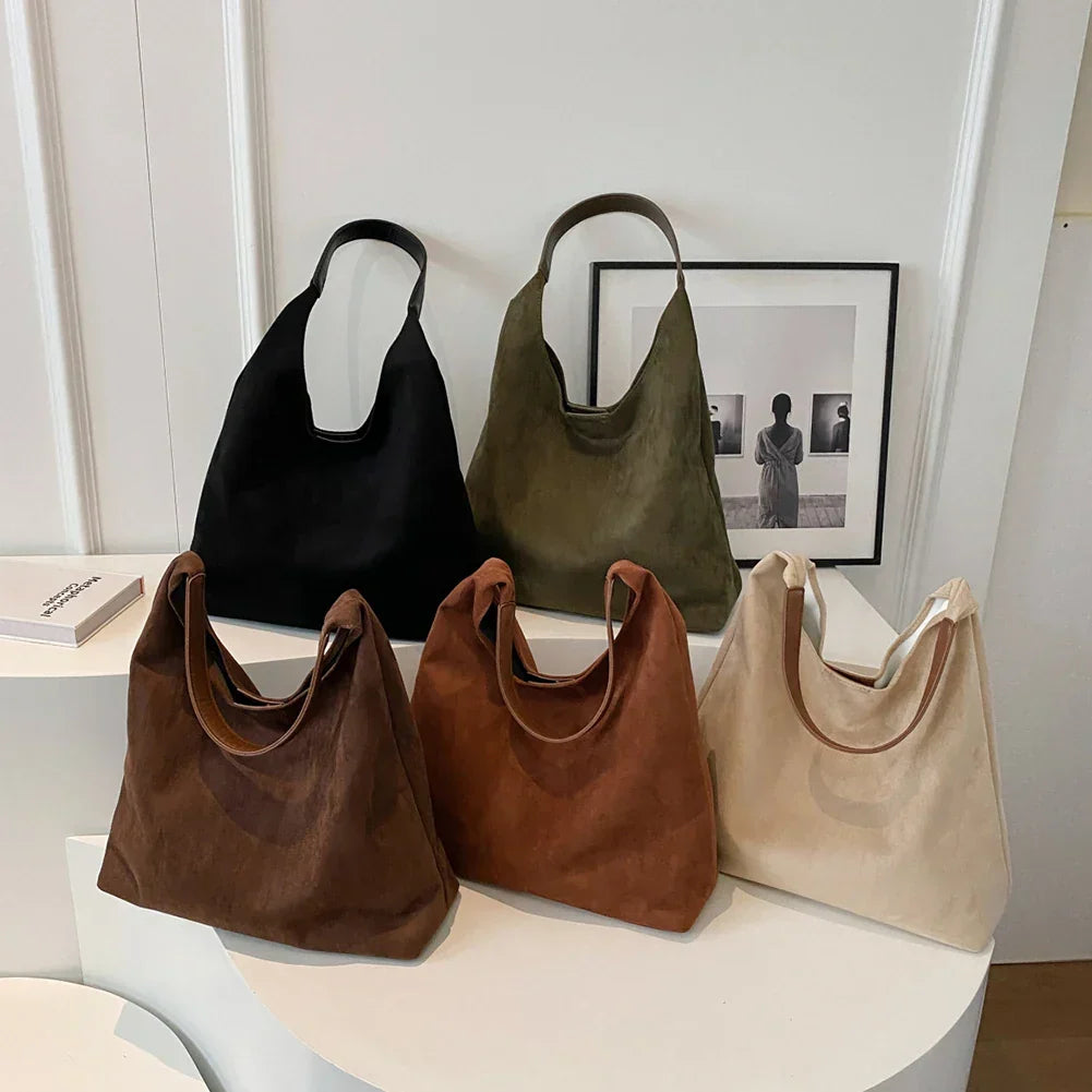 Litflare | Suede Tote Bag