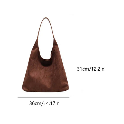 Litflare | Suede Tote Bag